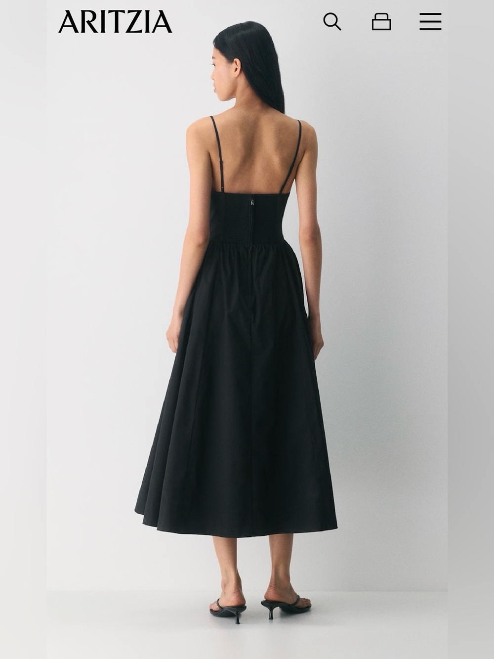 Aritzia Technique Poplin Dress - Picture 2 of 5